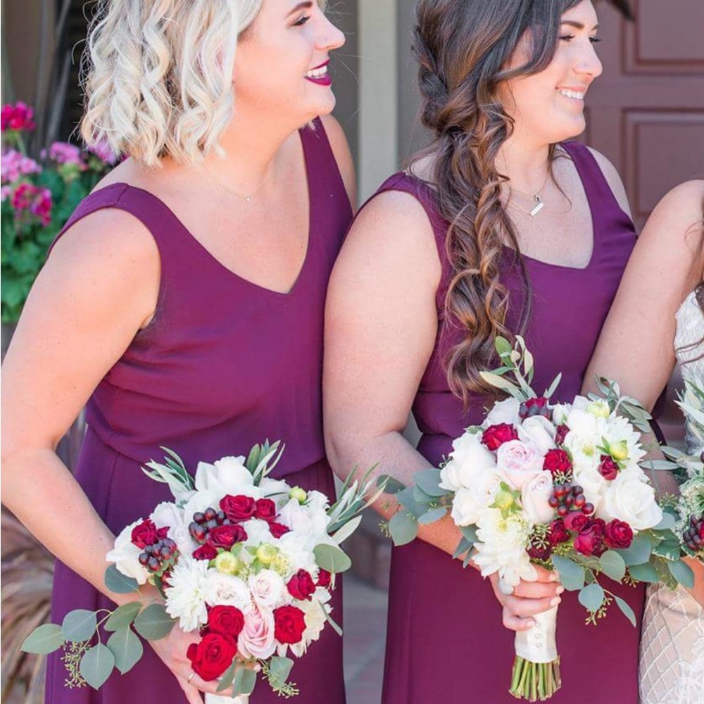 Show me your Mumu Bridesmaid Maxi Dress Burgundy